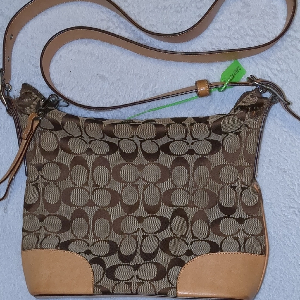 ✨VINTAGE COACH✨ Signature Monogram Hobo